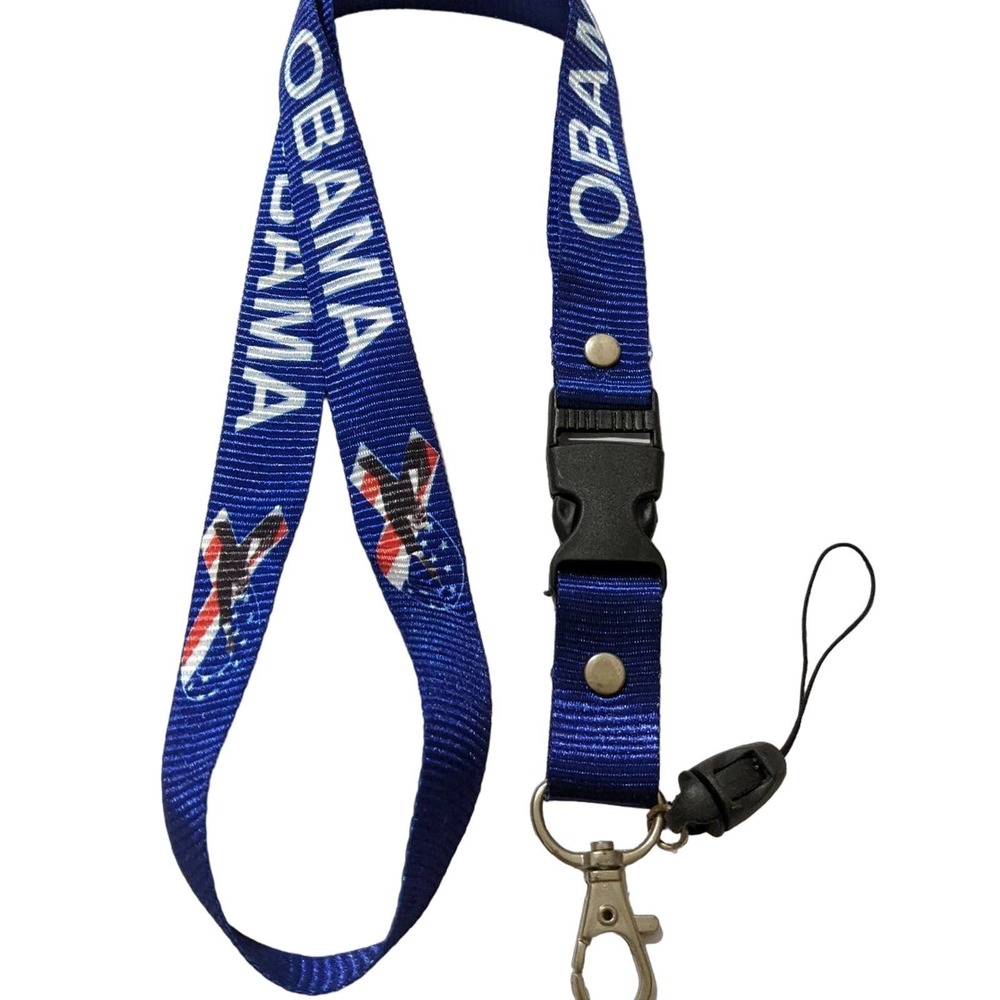 President Barack Obama breakable lanyard ID holder campaign rare